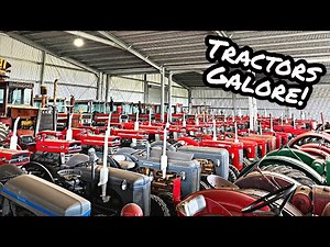 I Find a HUGE Shed FULL of OLD Massey Ferguson Tractors from the 1950’s, 60’s, 70’s & 80’s!