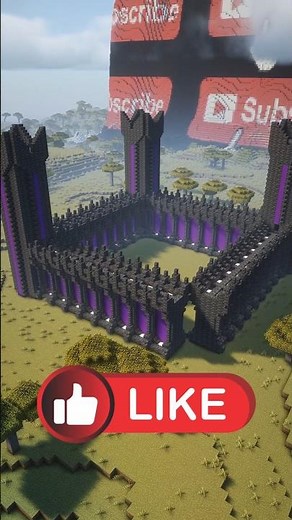 Secure Yourself with a Single Wall! 🏰 Luxury Castle Guide #minecraft