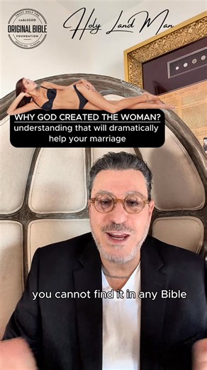 Why God created the woman? Understanding why God created a woman can help your marriage | Original Bible Foundation & code2GOD