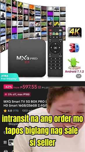 "Get your MXQ Smart TV Box PRO! 4K Ultra HD, Android 7.1.2, 16GB/256GB...