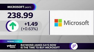 Now is the time to buy Microsoft stock: Raymond James