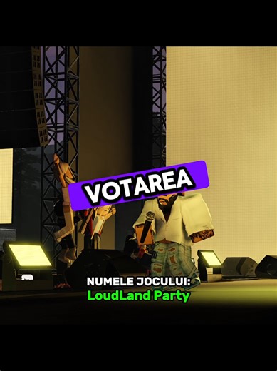 🔥 Voi alegeți artiștii pentru următorul LoudLand Party prin vot! Votează pe link-ul din bio, iar artiștii cu cele mai multe voturi vin la party! #foryou #viral #roblox #robloxromania #festival