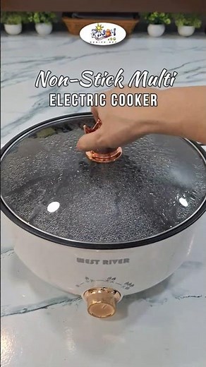 5L Multi Electric Cooker. Big capacity non-stick pot best for frying, for steaming & as rice cooker.