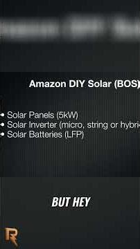 Amazon DIY Solar: Can We Build a System? Let's Find Out! #shorts