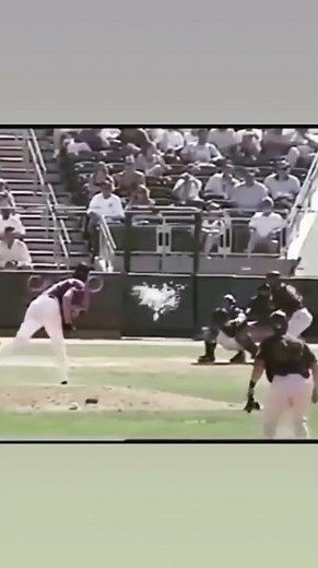 24 years ago today: Randy Johnson’s pitch collides with a bird! 🤯⚾ #MLB #BaseballHistory