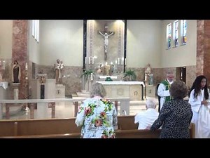 Recessional Hymn at Catholic Mass, NJ