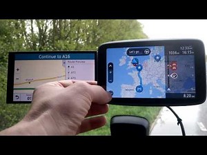 TomTom GO 6200 vs Garmin Drivesmart 61 Route planning test.