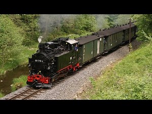 The power pack in the Preßnitztal | Steam locomotive Saxon VI K 99 715 (4K)