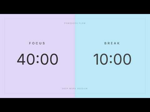 4H Pomodoro Timer 🍅 40/10 Study With Me | RAIN | Deep Focus | Time management |Learning | University