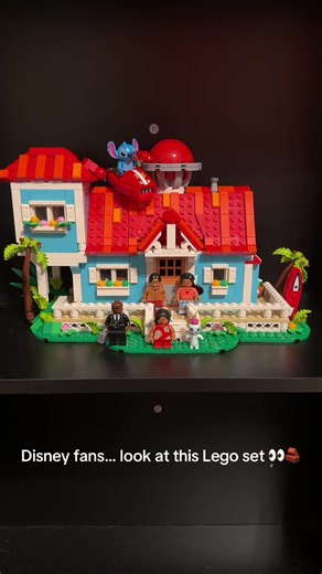 Just finished building the Lilo & Stitch Beach House 🌺🧱 @LEGO the details on this set are AMAZING. You definitely understood the assignment. Now the real question… What Lego set should I build next?? 👀