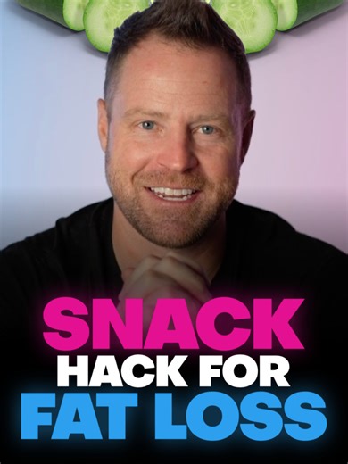There’s a simple fat-loss hack almost nobody uses: Snack on cucumbers 15–30 minutes before meals. The extra volume triggers fullness hormones and helps you eat less without feeling deprived.