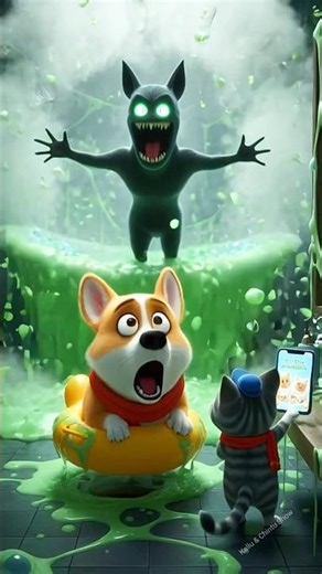 Kallu & Chintu Bath Time Horror Returns! 🛁😱 Soap Monster Chaos & Flood Apocalypse! #Shorts