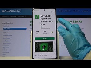 How to Download DevCheck App on SAMSUNG Galaxy S20 FE – Check Hardware & System Info