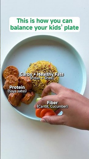 How to build a balanced plate for kids