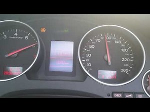 Audi a4 b6 cabrio 1.8T BFB 163PS acceleration 0-120 km/h