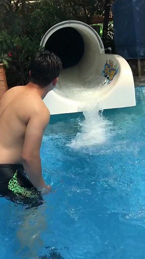 Riding the slides of happiness 🎉 #WaterFun #SlidesOfHappiness #Adventure | Chill Zone