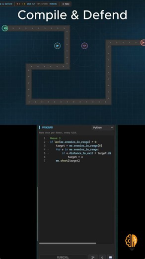 Building towers with code instead of clicking #coding #python #shorts