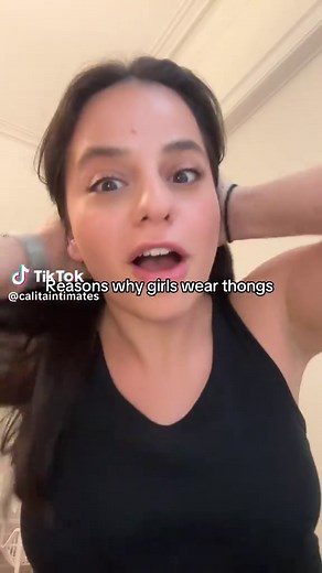 Why girls wear thongs. 💕 #thongs #thongunderwear #underwear #womensunderwear #