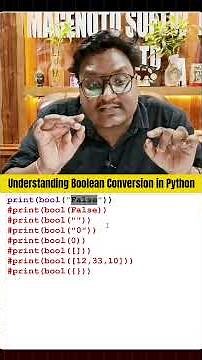 True or False? Boolean Conversion in Python 🔥