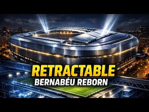 Bernabéu Reborn: Retractable Roof, Steel Facade & Hidden Pitch