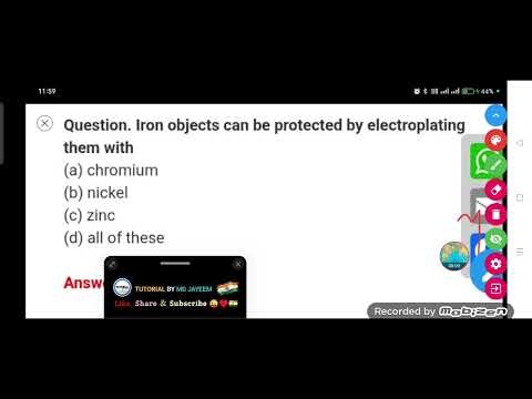 Iron objects can be protected by electroplating them with :-