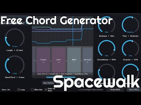 Free/Pay What You Want Chord Generator - Spacewalk by Nick Tsiatinis (No Talking)