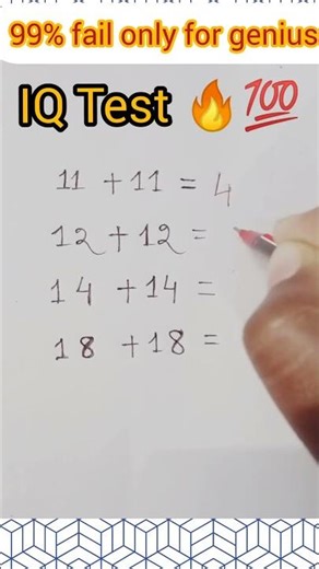 IQ Test 🔥#maths#mathstricks#shorts#viral#anjanshreeworld