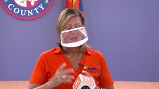 Today the County provided new clear masks to the Arizona Commission for the Deaf and the Hard of Hearing. Traditional masks block facial expression and don't allow for lip-reading, which are essential in communication for the deaf and hard of hearing. Clear masks offer a solution while still maintaining safety. | Maricopa County