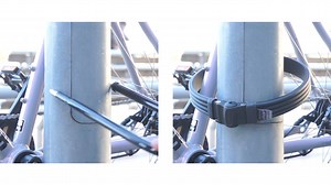 The flexibility of Litelok Silver gives you more places to lock your bike around than a rigid lock. Check it out on Kickstarter: https://kck.st/2ISky9P | Litelok