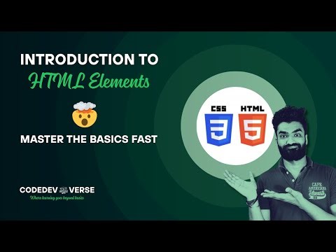 HTML Elements Explained in 10 Minutes 🚀 | Beginner Friendly Web Dev Tutorial