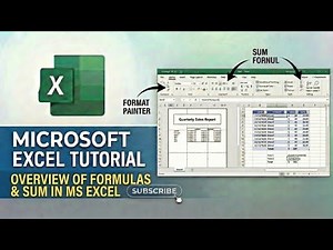 Overview of Formulas and Sum in MS Excel | Microsoft Excel Beginner to Advance