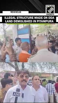 Delhi: Illegal Structure ‘found to be a madrasa’ on DDA land demolished in Pitampura