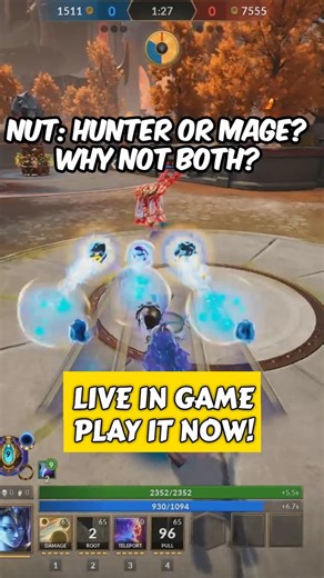 SMITE 2 on Instagram: "NUT IS LIVE NOW! 🌟 Hunter AND Mage! Her hybrid scaling lets you redefine her role every match. Focus on Power or Ability Damage—the choice is yours. Nut and the Holiday Megapatch are waiting! Play today!"