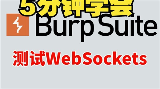 5分钟学会使用Burp Suite测试WebSockets-中英双语-BurpSuite官方(PortSwigger)课程-【转载】