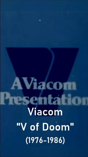 The Viacom "V of Doom", one of the most well-known but also overrated scary logos ever. #ScaryLogos
