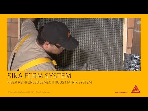 Sika® FRCM (Fiber Reinforced Cementitious Matrix) System