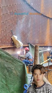 210K views · 1.4K reactions | Welding site of giant container tank #machinery #engineering #tool | Beautiful Welding | Facebook