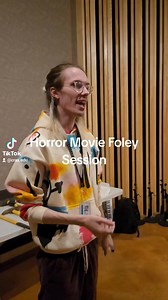 Students had a blast playing with their food and recording creepy sounds!!! #soundforfilm #recording #foley #horrormovies | CRAS-Conservatory of Recording Arts & Sciences