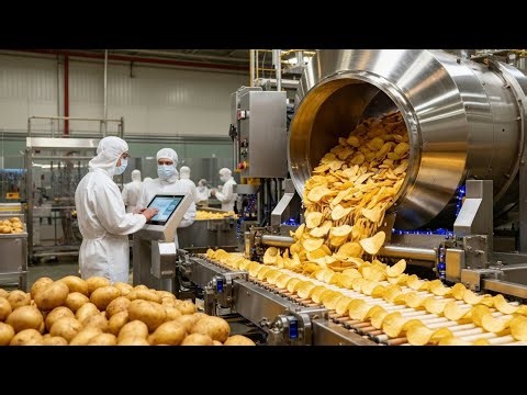 Inside the Crispy Snack Factory – The Engineering Behind Perfect Potato Chips