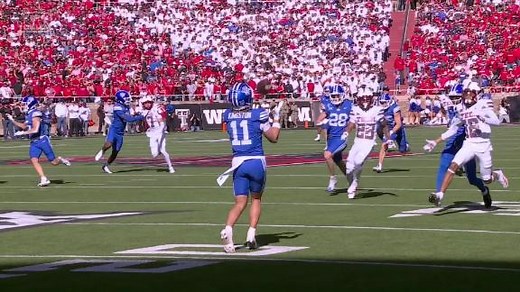 BYU muffs punt, Texas Tech recovers