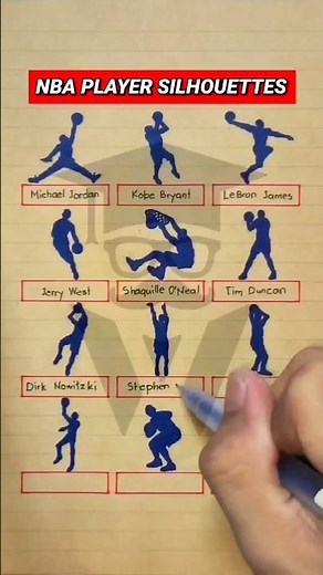 Famous NBA Players & Their Silhouettes