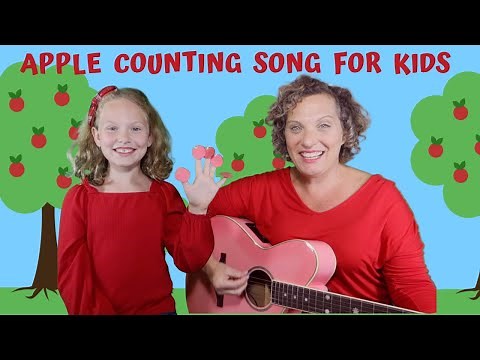 Farmer Brown Had 5 Red Apples | Apple Songs For Kids | Fingerplay & Counting Song