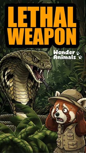 King Cobra Can Inject This Much Venom in One Bite #shorts #wildlife