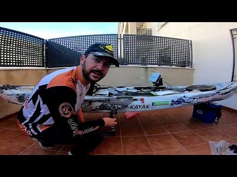 Unboxing + Tutorial Instalación Garmin Echomap Plus 72cv + gt23tm en Kayak Trident 13.