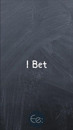 I Bet 😏 What Does It Mean? #english #phrases #expression #meaning #casual #slang #esl #tips