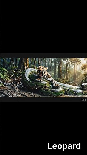 Leopard vs Anaconda | Ultimate Jungle Showdown 🐆🐍