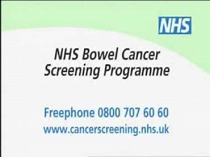 NHS Bowel Cancer Screening Test Kit