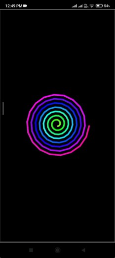 Spiral rainbow circles Coding video more details in description #python #coding #spiral #learning
