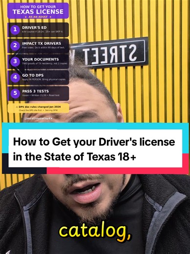 #learnontiktokcontest How to get your driver's license in the state of Texas 18 #texas #driverslicense #drivingschool #fyp