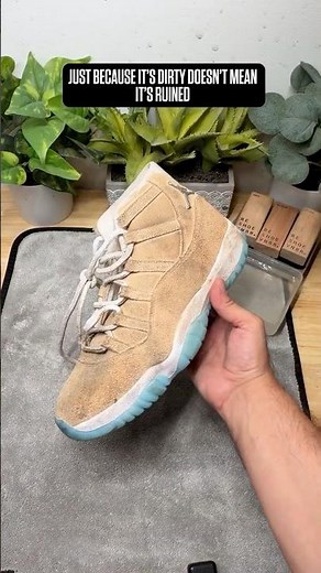 Cleaning the Air Jordan 11 H-Town 🧼🔥 Suede Cleaning